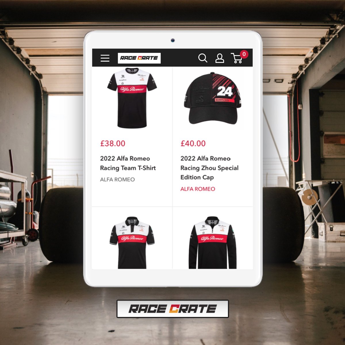 6th in the Constructor Standings for Alfa Romeo 👏

Shop official team merchandise ➡️ bit.ly/racecratealfar…

#F1 #RaceCrate