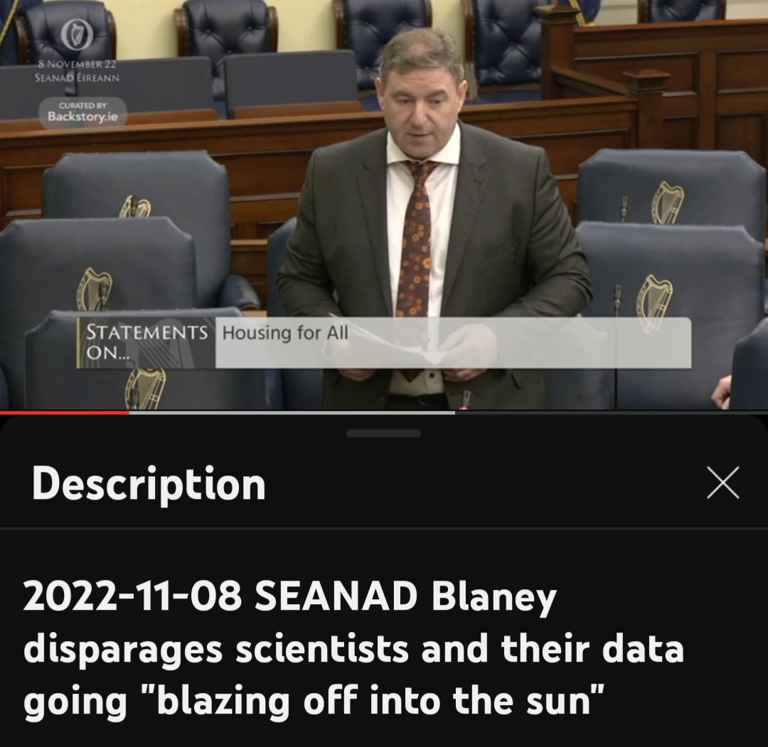 ProfPaulDunlop's tweet image. This video of @niall_blaney in the Seanad undermining scientific intervention was shared at the end of a week when an international science team visited the devastation defective concrete is causing in Donegal.Happy to meet up &amp;amp; explain why science is key m.youtube.com/watch?v=yzLF1b…