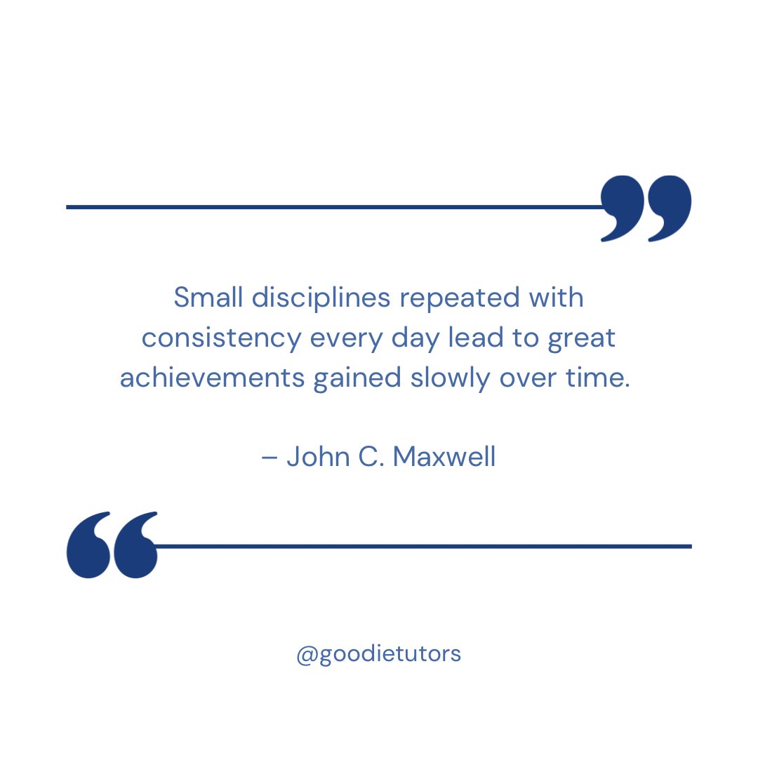 Happy new week community 💙 
___

#goodietutors #mondaymotivation