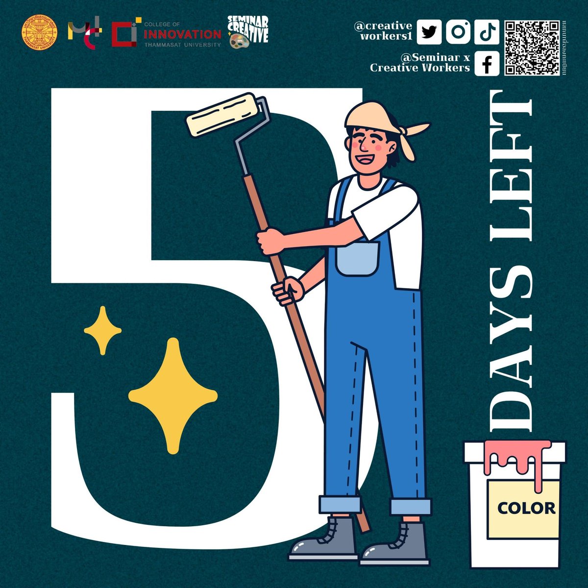 creativewokers1's tweet photo. CHAPTER 8 มา Countdown กันเถอะ‼️

#อนาคตแรงงานสร้างสรรค์ไทยใครกำหนด #creativeworkers #creativeindustry #แรงงานสร้างสรรค์ #อุตสาหกรรมสร้างสรรค์ #เศรษฐกิจสร้างสรรค์ #thaiworkers #creativeeconomy https://t.co/r9amZl2Nc4