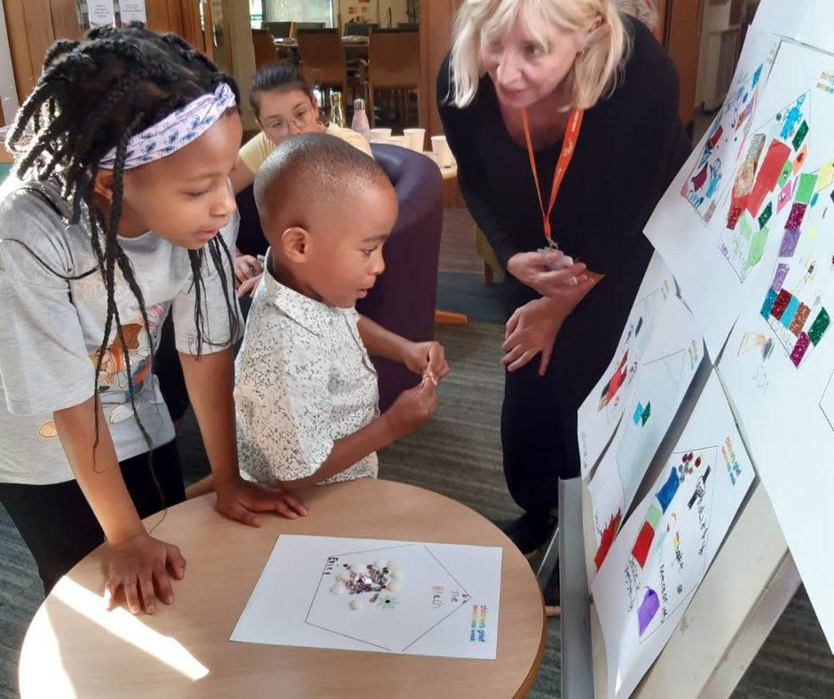 ellenorcharity's tweet photo. This year, 17th to 23rd of November marks Children’s Grief Awareness Week. In support,, our GEMS day included a special activity: #SharingShapes. A @CBNtweets initiative, ‘Sharing Shapes’ is a simple, relaxed activity for bereaved children.
@Tog4ShortLives
#CGAW22 https://t.co/5dZkVXJoxZ