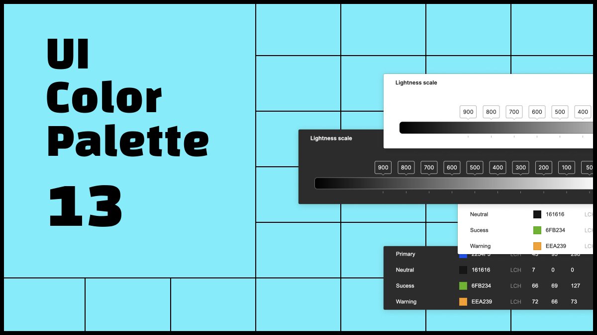 a_ng_d's tweet photo. UI Color Palette v13 has been released on #Figma Community. Here comes the #DarkMode! 🎉
👉 https://t.co/xsVK07Wjkw https://t.co/1qi0AIWplz