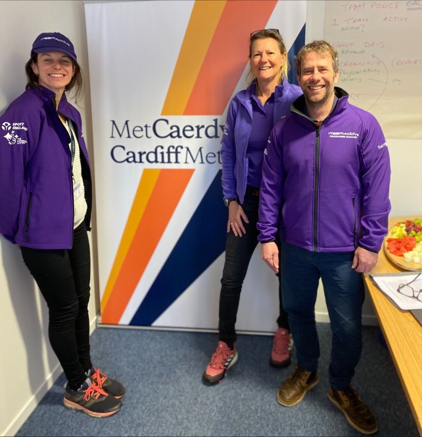 TeamPoliceUK's tweet photo. Katherine Willoughby (1TA Programme Director) and Catherine Moss visited @cardiffmet on Saturday to meet the evaluation team for a workshop to discuss future options for Police Forces 🚓

Team Police are feeling excited about the future of the 1TeamActive programme! https://t.co/fH0aOOonLp