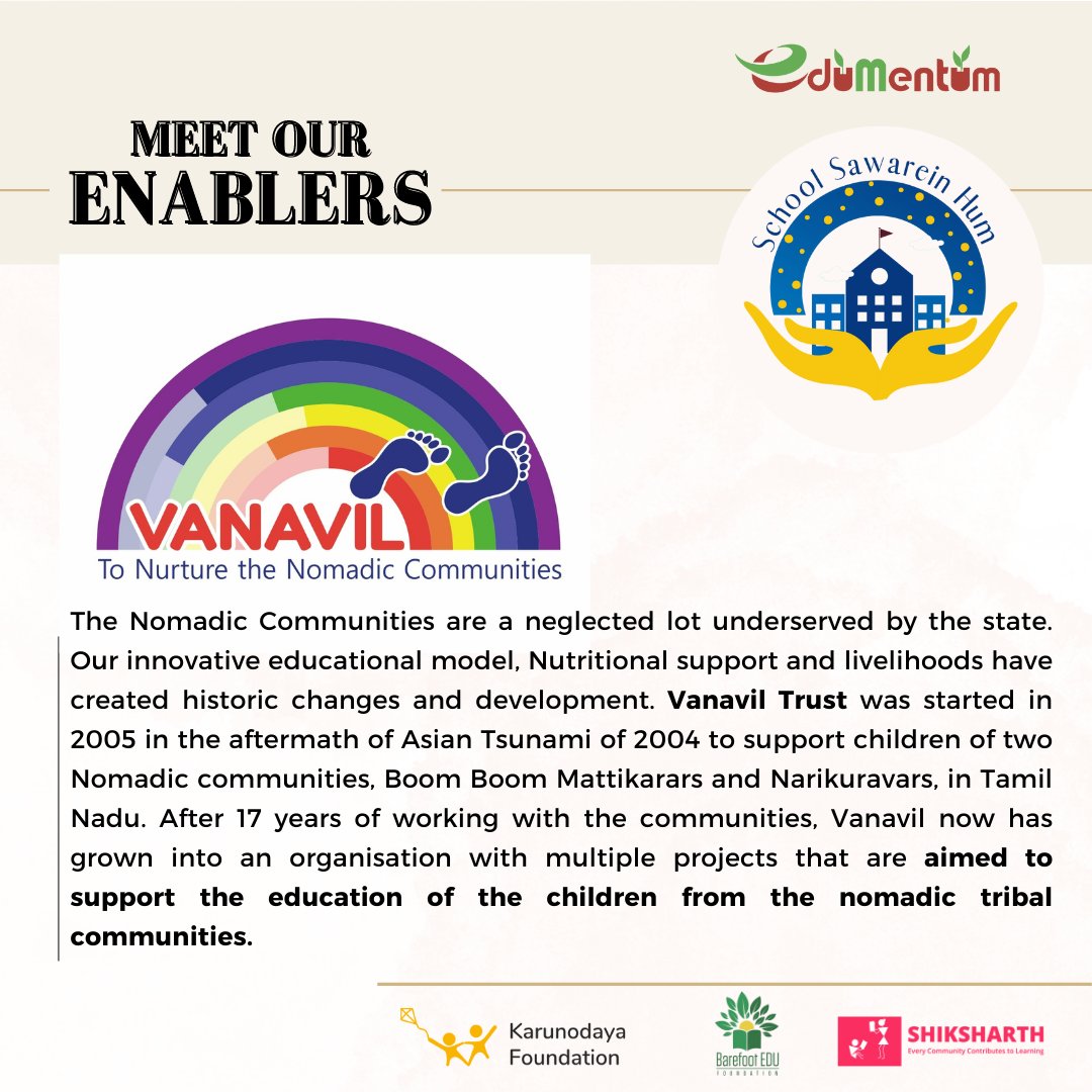 Shikshagraha's tweet photo. Introducing you all the  the enablers of #SchoolSawareinHumCampaign, to contribute to #VidyaAmritMahotsav, to encourage #MicroImprovements approach to strengthen the education ecosystem

@ncert  @EduMinOfIndia @ShikshaLokam @EduBarefoot  @KHETEEINDIA https://t.co/IM7SHuUAgx