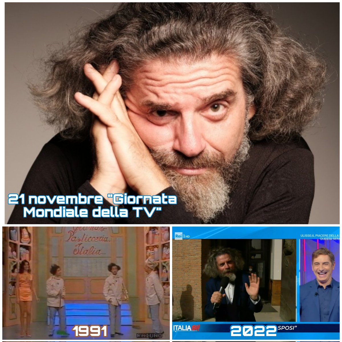 gigimiseferi's tweet photo. Oggi 21 novembre è il "WORLD TV DAY", la "Giornata Mondiale della Televisione", con cui dal 1990 entro nelle case. Auguri a chi vi lavora e un grazie di ❤ a tutte le Figure Professionali e Maestranze che operano dietro le Telecamere, senza cui, sullo schermo non si apparirebbe! https://t.co/N0yBeUl7Dm