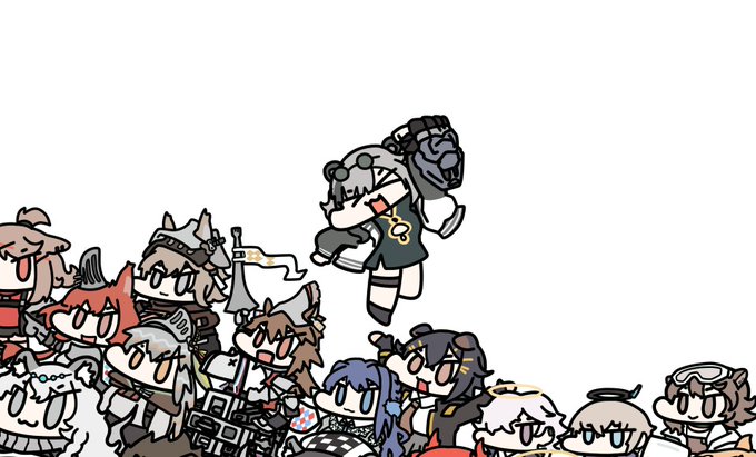 アークナイツ3周年記念の絵を頑張って描いてます12月15日が締め切りですけど、12月になったらいきなり忙しくなるかもしれないので、なんとか今月中に完成させたいです! 