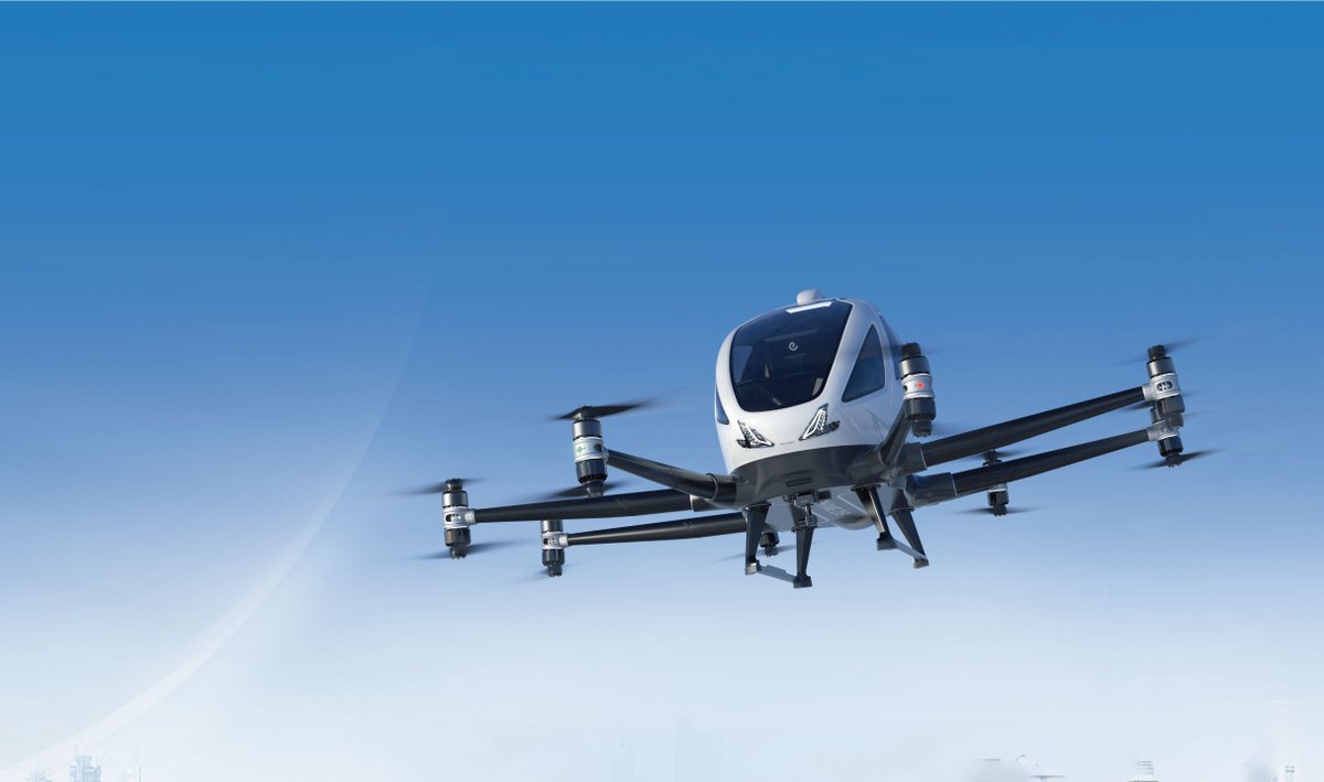 ehang's tweet photo. #EHang participates in #EUSPA's project @samva_project for #EGNOS adoption in #AAM.
Aeroports de Catalunya and EHang plan to establish an AAV operational center at Lleida-Alguaire airport, to conduct #EH216 flight demonstrations with EGNOS deployment. 
👉https://t.co/lwHUW2pIR9 https://t.co/lgMux6yCPg