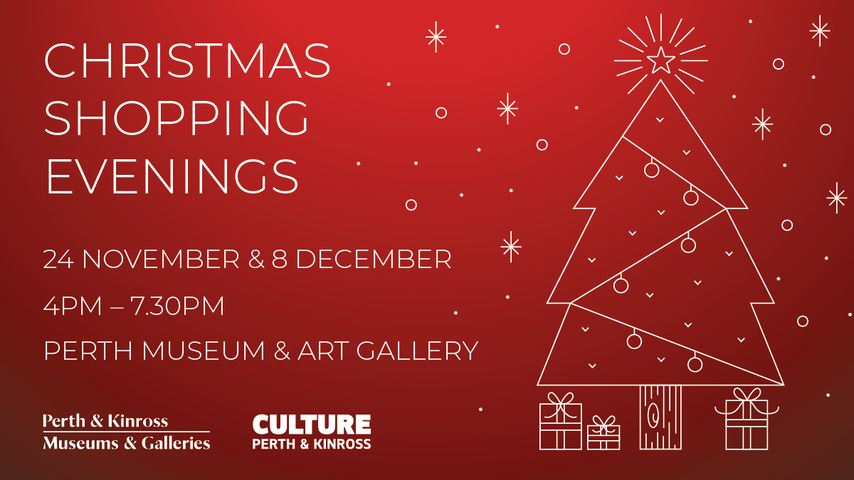 perthartgallery's tweet image. 🎄 Join us this Thursday and enjoy a special Christmas Shopping evening at #PerthMuseum. You'll be able to browse gifts from our museum shop and some of Perthshire's most creative artists and makers in our micro-Christmas market.

⌚ 4pm-7.30pm

👉 bit.ly/3TnBM2d