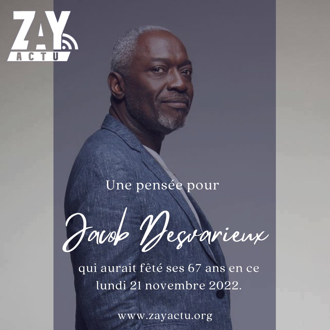 Une pensée pour Jacob Desvarieux (1955-2021) légende et désormais icône immortelle de la musique antillaise qui aurait eu 67 ans, ce lundi 21 novembre 2022.

Le people zouk ne t'oublie pas, joyeux anniversaire au paradis.

#jacobdesvarieux #hommage #anniversaire #musique #kassav