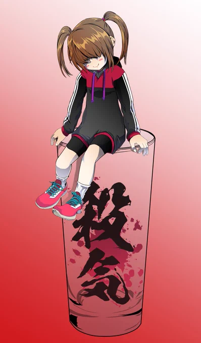 来月デビューする音楽ユニット長いコップの渕子さんの、ヴィジュアル描かせていただいたり、印刷したりしました〜!どんな殺気を見せてくれるのかな 