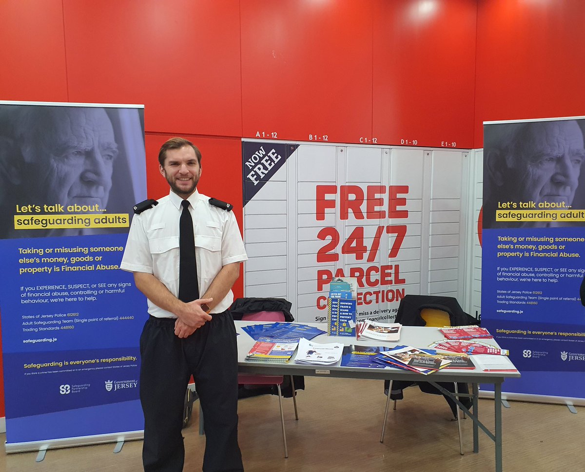 I am within the Broad Street Post Office this morning/afternoon, working with @JerseySPB and <a href="/JsyFraudForum/">Jsy Fraud Forum</a> as part of their adult safeguarding week campaign which is focusing on preventing financial abuse.