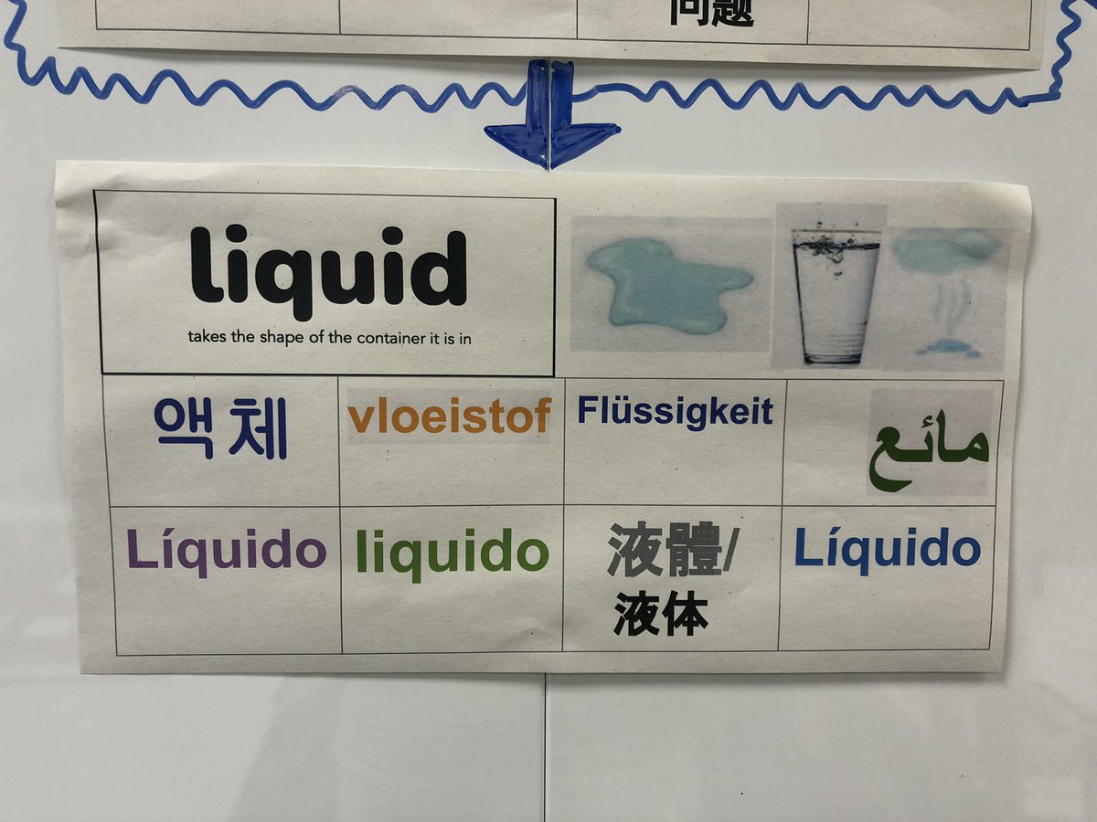 Translanguaging : making learning accessible to our multilingual learners. Here is an example of my multilingual word wall for our unit of inquiry concepts. #frankfurtinternationalschool #pyp #ela #language #multilinguals