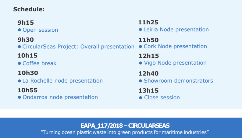 CircularSeas's tweet photo. The #circularseasproject came to the end. Don’t wait for the final green products printed from ocean plastic litter, on the PROJECT CLOSING DAY, on 1st December!🚨 
Do  your  pre-registration on 
 https://t.co/ubbaOfHlq0 https://t.co/NyQfklC9MA