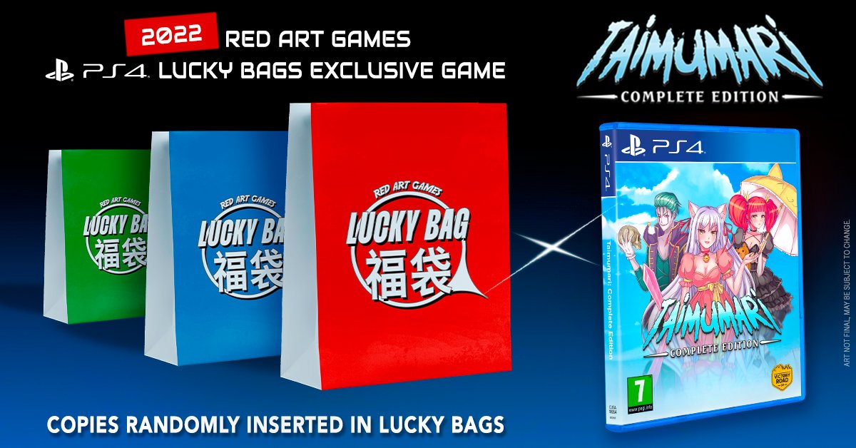 RED ART GAMES on Twitter "The luckiest of all the bags will contain a