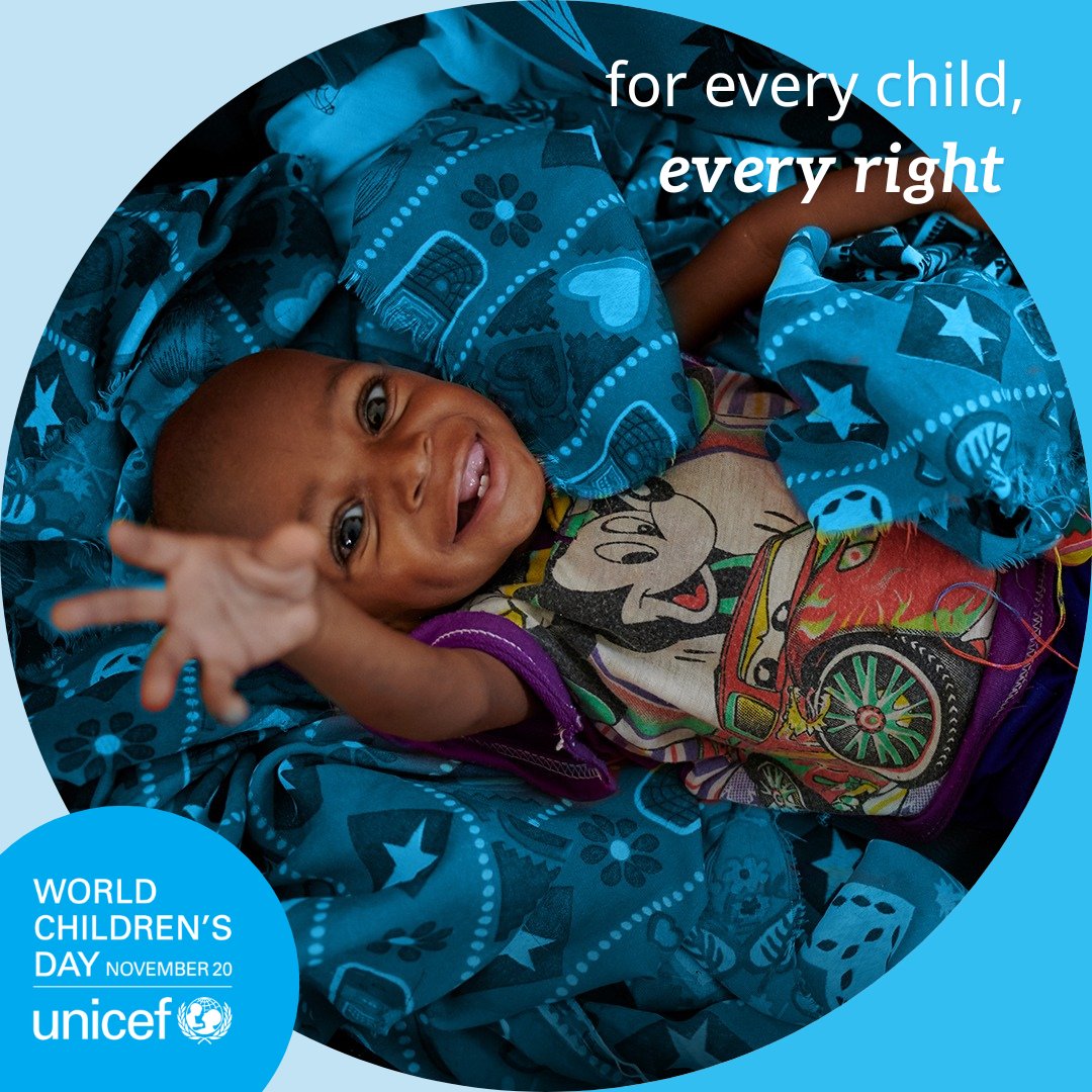 33 years ago, world leaders made a promise to children: we will keep you safe, we will help you learn and we will always uphold your right to speak and be heard.

This #WorldChildrensDay is a reminder to fulfill the promise of the UN Convention on the Rights of the Child.