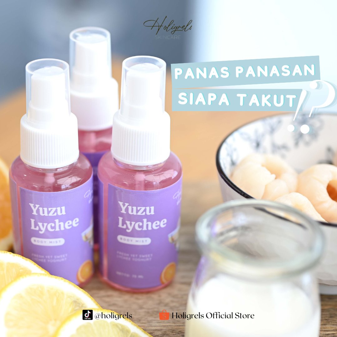 holigrelsofc's tweet photo. Aktivitas diluar ruangan, takut panas? Takut bau badan? Tenang Holigangs, cobain parfum variant Yuzu Lychee yang aromanya Tutti Fruitti 🥰

Yuk langsung checkout yaa, melalui :
Shopee : Holigrels Official Store
Tiktokshop : Holigrels Skincare
WA Reseller : 081227880243 https://t.co/TLNLICmMmb