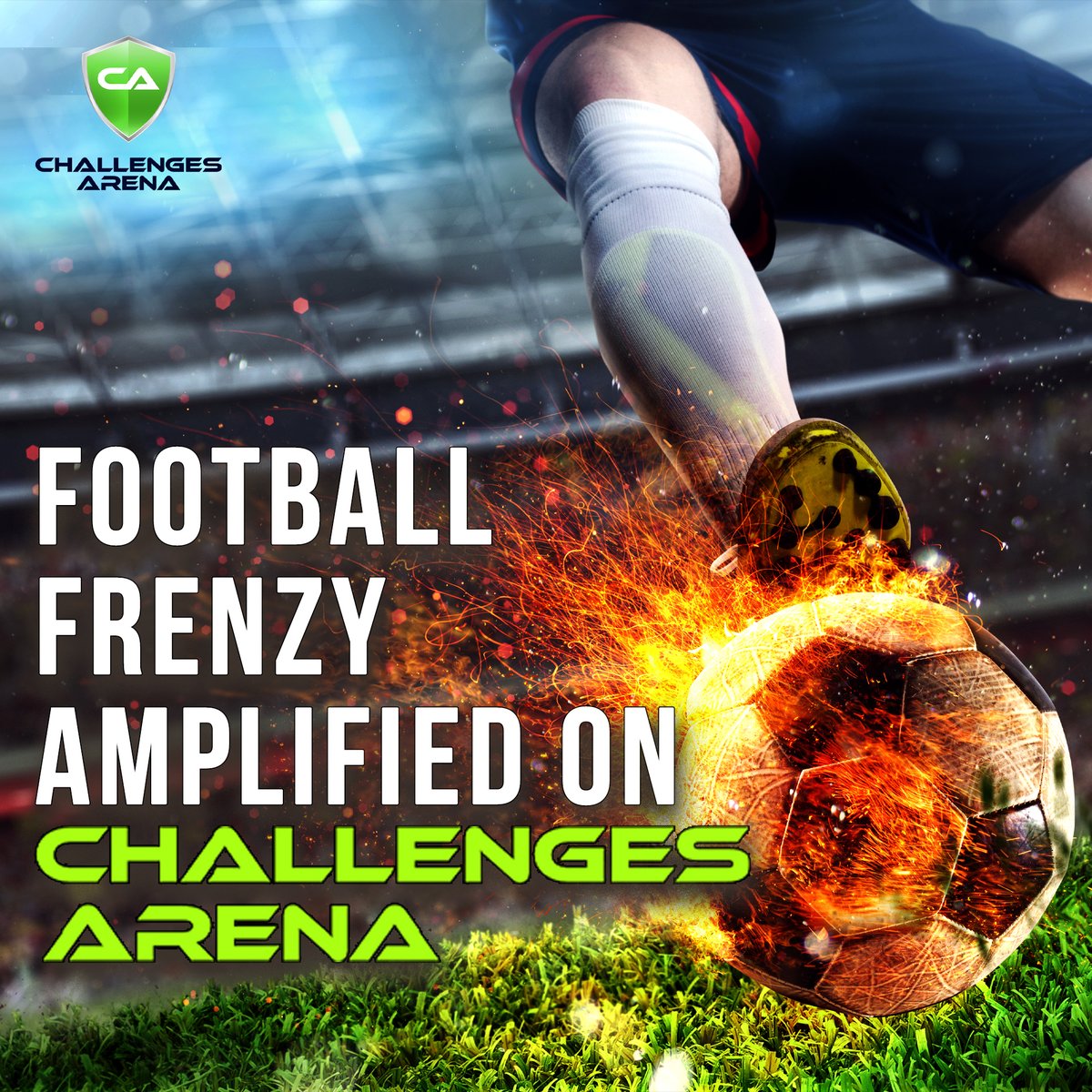 CA_Games_'s tweet photo. Challenges Arena has caught the Football Fever and is blazing with exciting football action games and brain-tickling football trivia in various interesting formats.
Play. Compete. Win!
#ChallengesArena #mobilegames #quiz #puzzles #football https://t.co/C6s7Gw3a9Y
