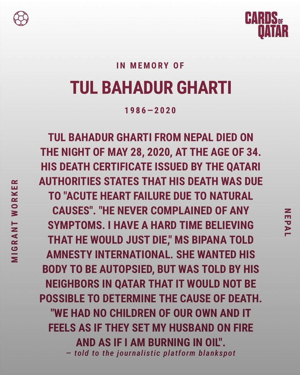 #CardsofQatar