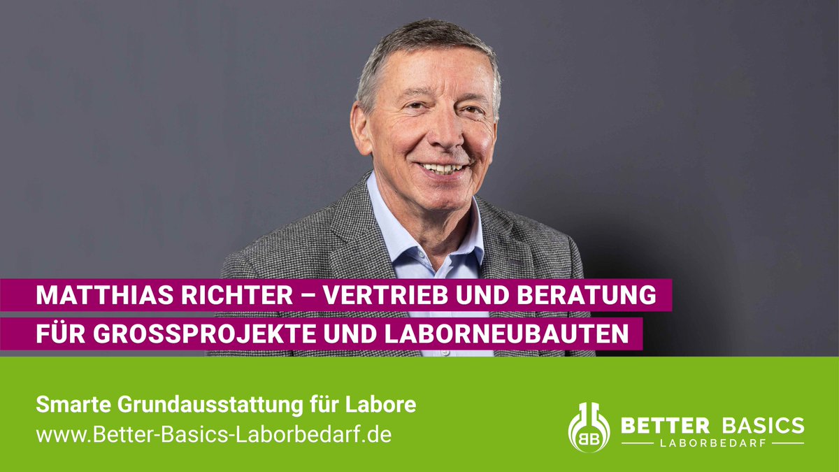 better_basics's tweet image. Seit November 2022 verstärkt Matthias Richter das Team von Better Basics Laborbedarf im Bereich der Beratung und des Vertriebs. 
#bbl #betterbasics #sales #vertrieb #smartrack #lab #laboratory #laborplanung #laboreinrichtung
