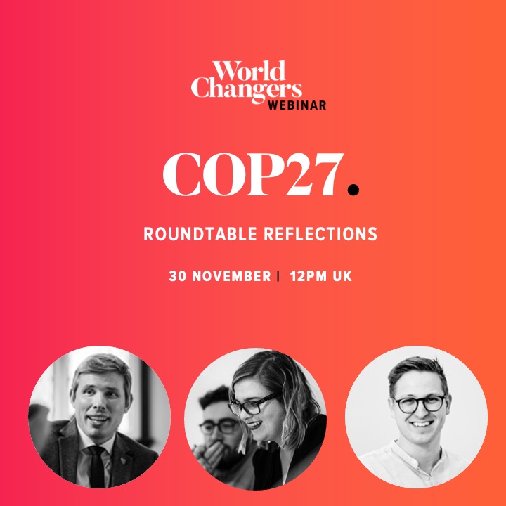 scarlettabbott's tweet photo. 🌎 As the Cop27 conversations close, it’s time to take action. 🌎

- Will talks turn into tangible tactics to tackle climate crisis?
- Did leaders put their money where their mouths are?
- What are the messages for orgs and their ESG plans?

Join us https://t.co/QPbU6BwjbE https://t.co/wy7AMHkfOo