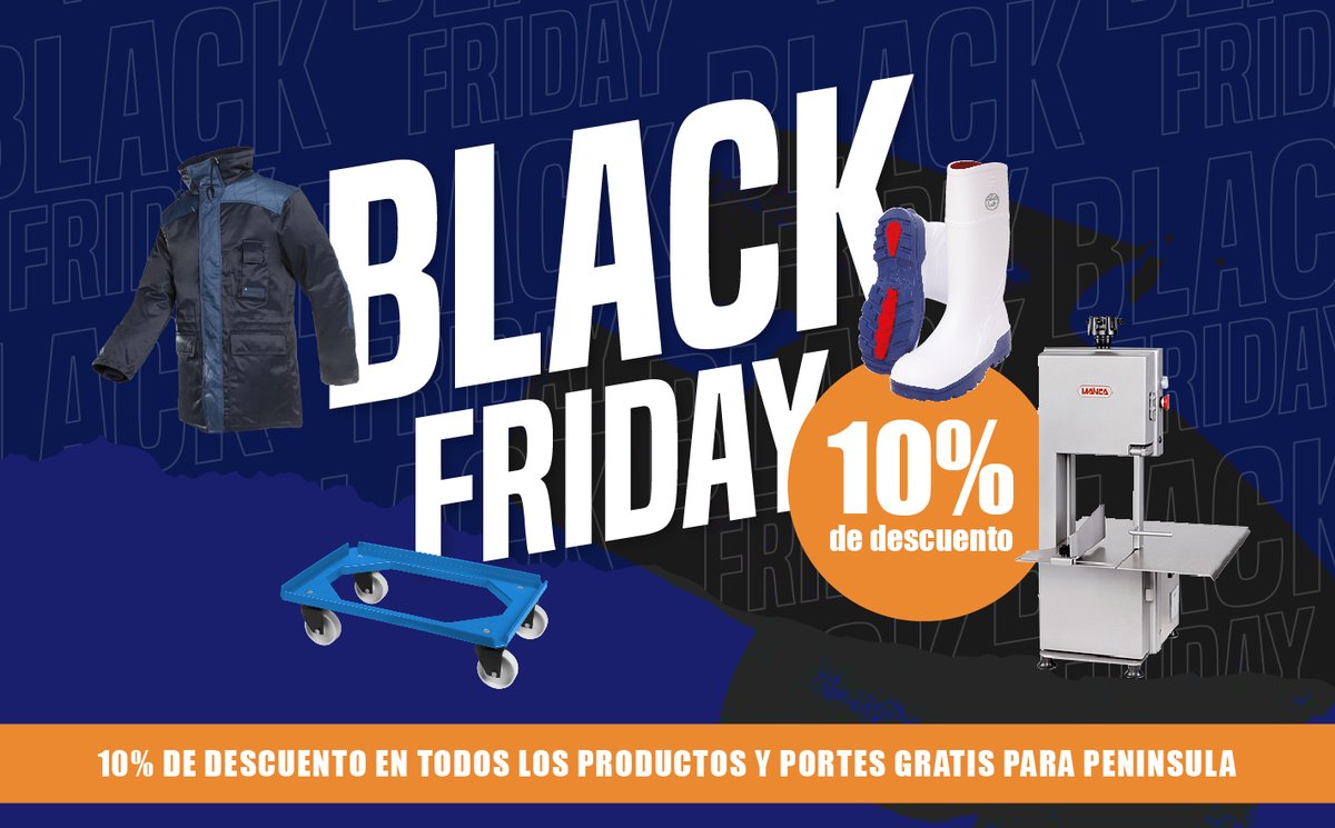ReysanAtlantic's tweet photo. ¡Prepárate para la semana más negra con las mejores ofertas de #BlackFriday 2022!
10% de descuento en todos los productos y portes gratis para península.

Descubre sus ofertas en: https://t.co/DK0MbwsZ4a https://t.co/qOOTSEsJmt