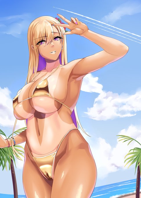 金色ビキニ #LastOrigin #라스트오리진 #宝蓮 #金色ビキニ #日焼け #ラストオリジン #R-15 https://t.co/Ish0iw6xp3 