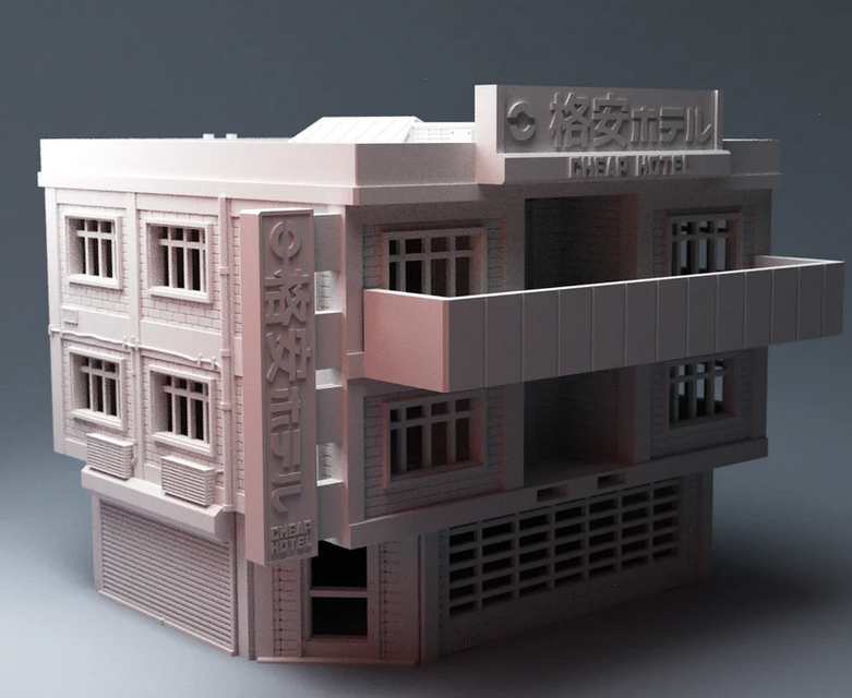 Corvusgamester1's tweet photo. Great job on the #cyberpunk Cheap Hotel by @blackvalenpaints on Instagram https://t.co/oUd7CNdbiu #3Dprinting #wargaming #infinitythegame #dredd #stargrave #realitysedge #scifi #necromunda #bladerunner https://t.co/SklpkAZWJ1