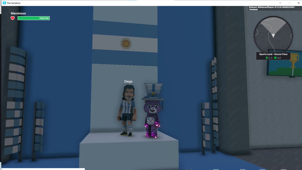 marcincus56's tweet photo. @TheSandboxGame @hermitcrabgame Bringing my A game in Sports Land Stadium @hermitcrabgame ⚽ https://t.co/fYam5MAQBp