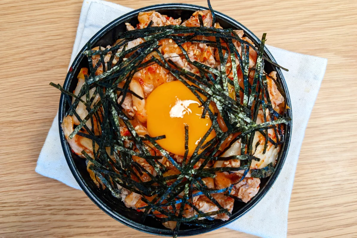 今夜はこれに決めた！旨辛「ビビンバ風冷しゃぶ丼」。