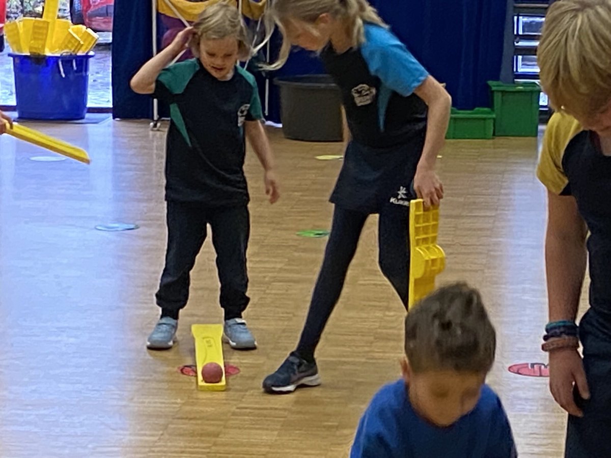 BSNJSV's tweet photo. Last week, #JSVYear6 and #JSVF2 buddied up for a PE lesson. The Year 6 children were excellent patient teachers. They are already looking forward to their next buddy session. #JSVPE https://t.co/zIqWMyoL1X