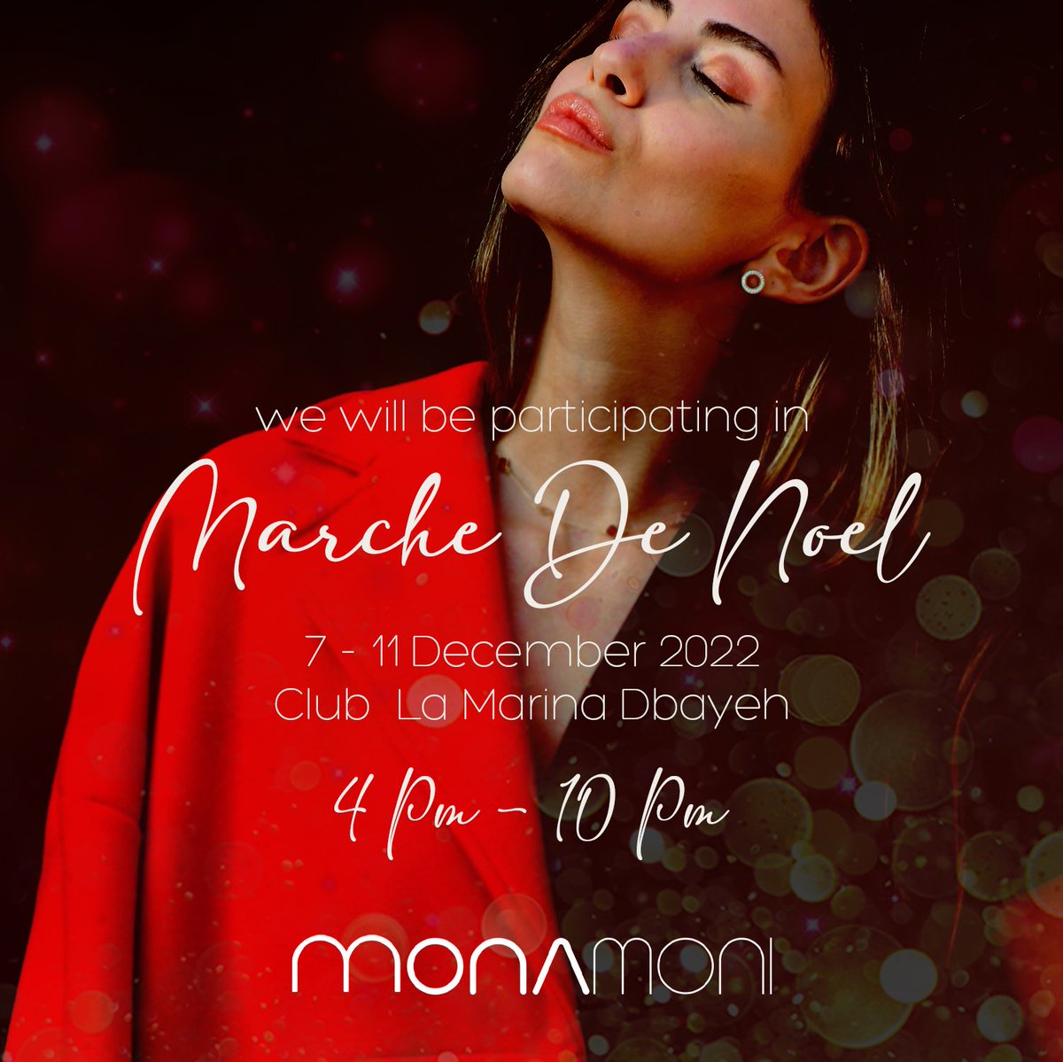 MonamoniStyle's tweet photo. انضموا إلينا في "مارش دو نويل" في مارينا ضبيّة وتسوقوا من مجموعتنا الواسعة من الأزياء الإيطالية الأنيقة.

You can also shop from our Maison Boutique in Lebanon and at @urbanist store in Dubai.
Looking forward to seeing you soon.
Place your orders now at +961 70 389 789 https://t.co/cfwyWrnK7k