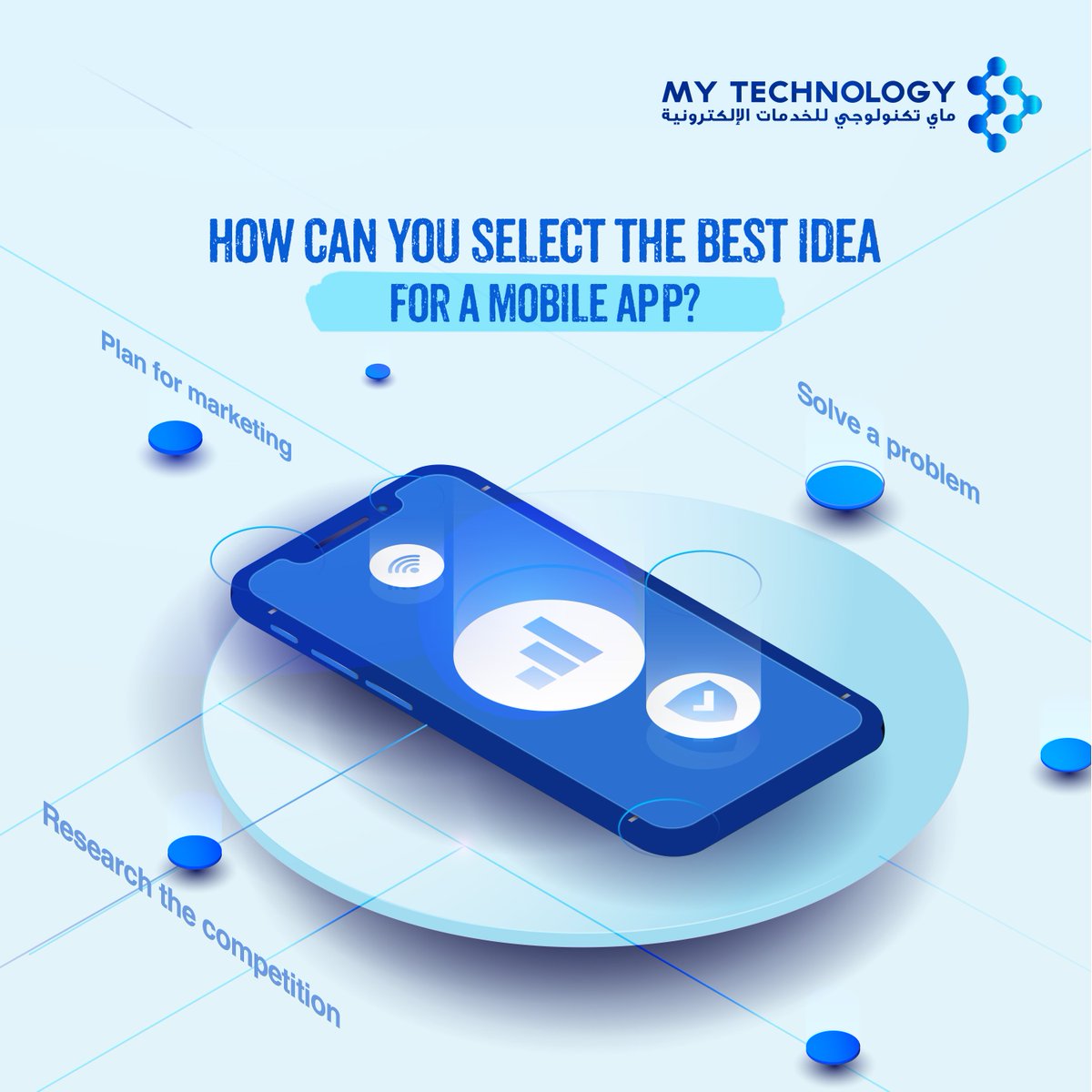 mytechnologyest's tweet image. One of the best businesses to be in these days is the mobile apps business. But how can you select the best idea for a mobile app? You need to:

1) Identify a need
2) Make sure your app will solve a problem
3) Evaluate the current competition 
4) Deploy

📞 +971501121371