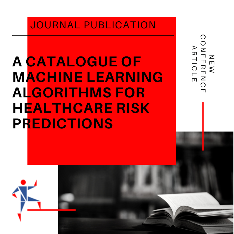 beHEALTHIER1's tweet photo. Μπορείτε να διαβάσετε τη δημοσίευση "A Catalogue of Machine Learning Algorithms for Healthcare Risk Predictions": https://t.co/SoBvJDxHW1 
#ehealth #healthcare #healthcaredata #publichealth https://t.co/INNeV5Gdpw