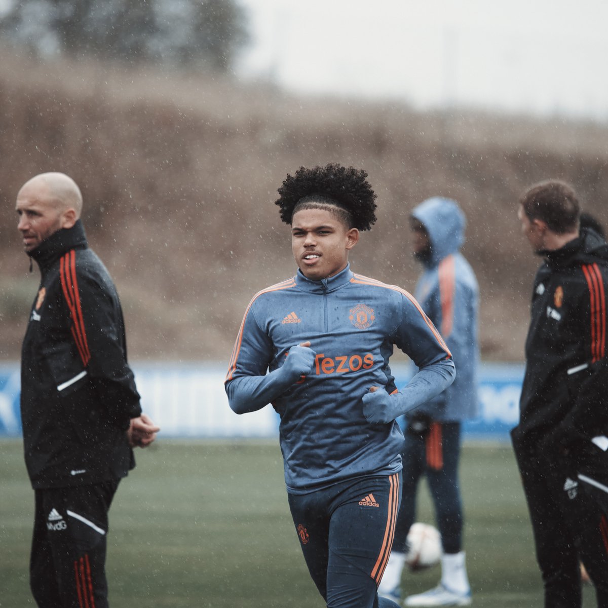ManUtd's tweet photo. Our training range is perfect for any weather 🌧

#MUFC