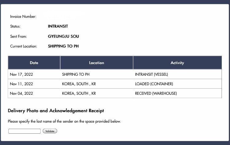 #Seouluvit_Proofs #Seouluvit_UPDATES 

BOX 11 UPDATE!!

BOX STATUS: IN TRANSIT
