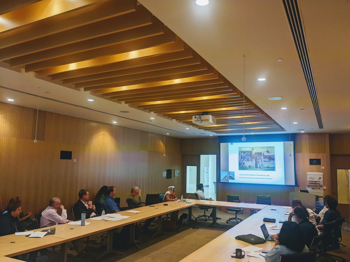 NYUAD_HRF's tweet photo. Our #RecognizingReligions workshop, "Acknowledging Affinity, Insisting on Distance" is happening now. Join us on Zoom or in-person today and tomorrow. To register &amp; see program, visit: https://t.co/CJlhPIvcr9 https://t.co/3l4rGfiEhZ