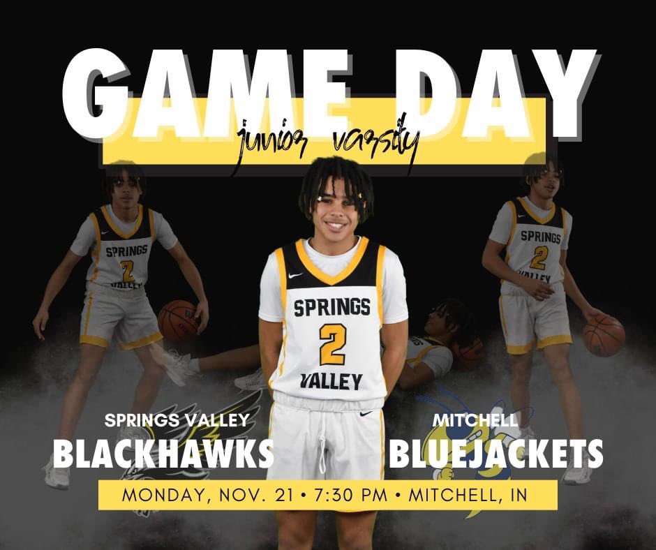 blackhawk_bball's tweet photo. ❗️JV Game Day ❗️

The JV basketball team will travel to Mitchell to kick off the 22-23 basketball season!  The JV girls team will begin play at 6:00pm with the boys to follow.  

📍 Mitchell High School
🕰 7:30pm
💯 Empty The Tank

#emptythetank #SayLessDoMore #conferencegameday https://t.co/0kQovy3wbb