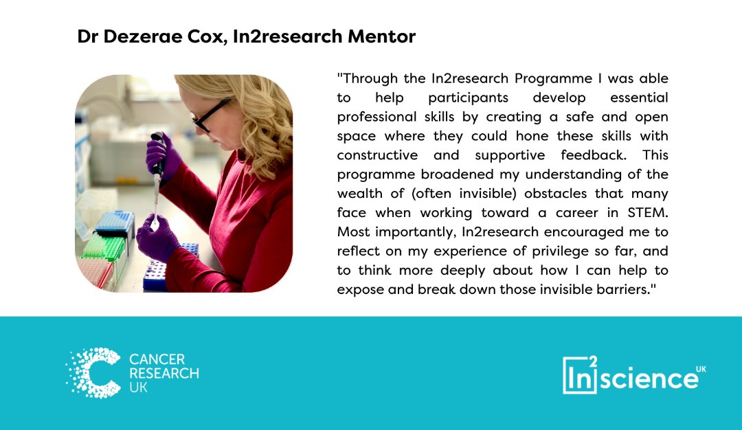 Science and Innovation at Cancer Research UK (@crukresearch) on Twitter photo Keen to find out what other researchers got out of this experience? Check out what Dr <a href="/dezeraecox/">Dr Dezerae Cox</a> (<a href="/Cambridge_Uni/">Cambridge University</a>) had to say 👇 Keen to find out what other researchers got out of this experience? Check out what Dr <a href="/dezeraecox/">Dr Dezerae Cox</a> (<a href="/Cambridge_Uni/">Cambridge University</a>) had to say 👇