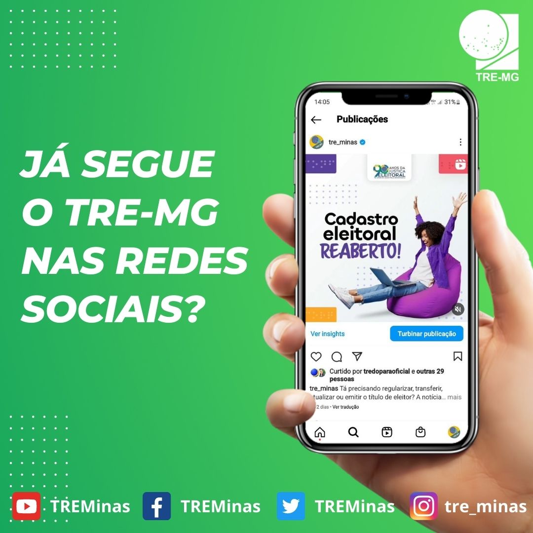 TREMinas's tweet photo. O #TREMinas está presente nas principais plataformas digitais para levar informações oficiais até você! https://t.co/zWWy51aA1T