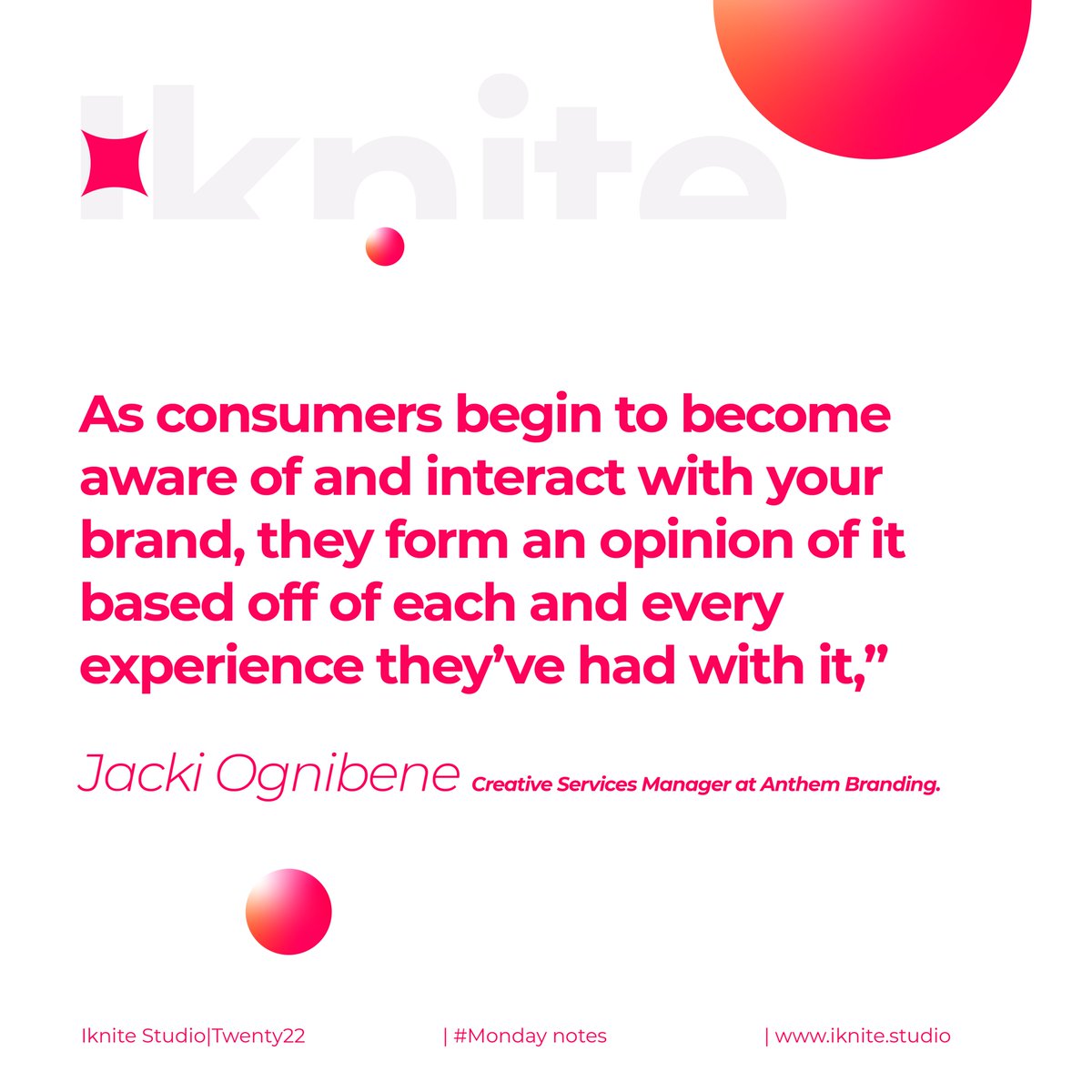 IkniteStudio's tweet photo. After interacting with your brand, do your customers stay with you or they leave?

#iknitestudio is here to ensure that your brand gets better, bringing good experiences to your users, hence, forming a good opinion of your brand. 

#mondaynoteswithiknite.
#branding #creatives https://t.co/mfy2tARPWJ