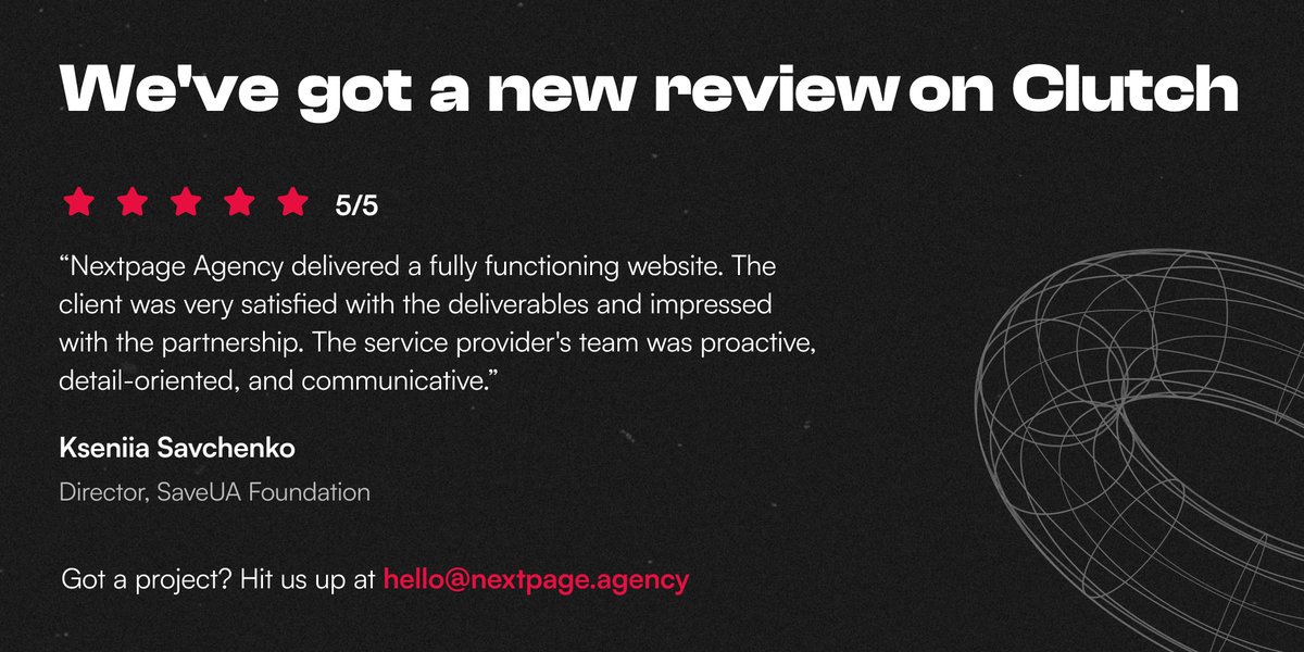 Thanks to SaveUA Foundation for the 5-star review! 
They hired us to design a new foundation's website and create it on Readymag.

#clutchreview #designagency #Webdesign #Review 
#uiuxdesign