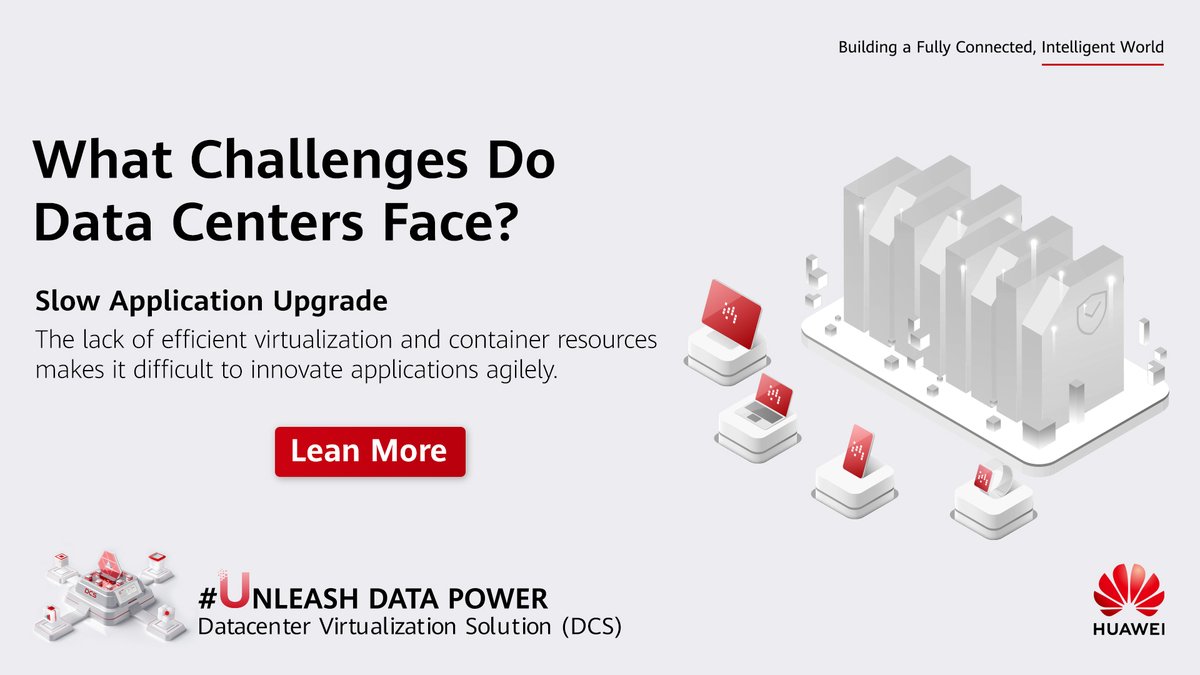 HuaweiEntEurope's tweet photo. Say goodbye👋 to inefficiency. Accelerate application innovation with #Huawei #DatacenterVirtualizationSolution. Learn how: https://t.co/aWWEHLDFPs #UnleashDataPower https://t.co/2X15KYIger