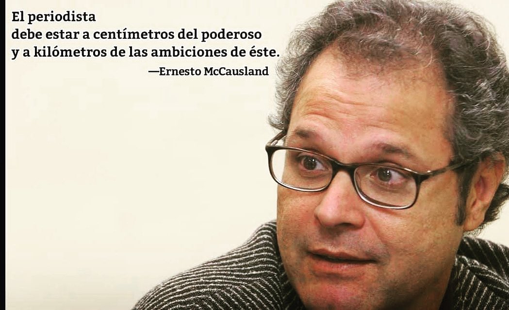 “El periodista debe estar a centímetros del poderoso y a kilómetros de las ambiciones de este”

—Ernesto McCausland

(1961-2012)
#ErnestoVive

#sorbosdedistracción☕