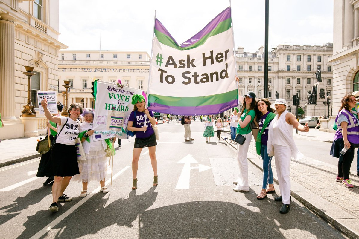 🎊 HAPPY ANNIVERSARY 🎊

Today marks 104 years since women in the UK won the right to stand for election & become MPs 🗳️

But today only 35% of MPs are women

🫵 YOU can play a vital role in asking FAB women you know to stand for election!

Think of 3 women & #AskHerToStand today