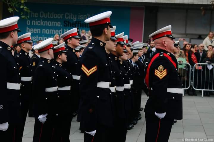 TheArthurDaley's tweet photo. Another successful weekend fir @SeaSheffield with 3 new LCpls and 3 new Cpls but that is not all. They have been selected to represent @XrayCoy and #EasternArea @SeaCadetsUK to be crowned the best Detachment in the country at the Gibraltar Cup Competition @RoyalMarines CTCRM https://t.co/3tTRJEwu6a