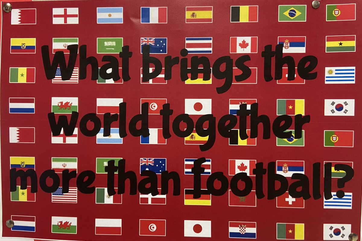 It’s giving me “embrace the World Cup Fever” meets “but make it Social Studies enough to justify a bulletin board” vibes 
#FIFAWorldCup <a href="/gems_daa/">GEMS DAA</a> <a href="/DaaMiddle/">DAA Middle School</a>