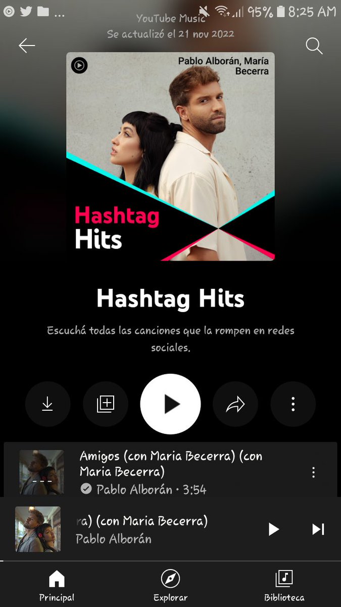 Karenr_1111's tweet photo. Alguien es portada de la playlist #HashtagHits de @youtubemusic !!!
@pabloalboran 💜 https://t.co/I35KPc5FPx