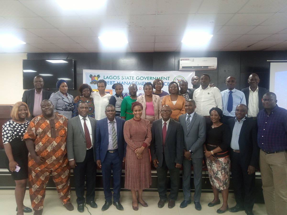LagosDMO's tweet photo. The Debt Management Office recently held a training for its Senior Staff tagged "Data Analysis &amp; Financial Modelling". This is aimed at sharpening their skills and to further equip them in the best practice of their profession. https://t.co/RbK4eCiRrz