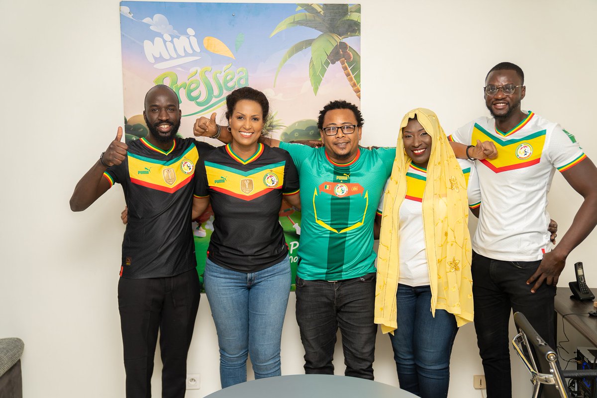 ImmoPlasma's tweet photo. Toute l'équipe de Plasma Immo supporte les lions 🦁 de la teranga 🇸🇳.

#QatarWorldCup2022 #MankoWutiNdamli #Senegal #Tl221 https://t.co/o3VrRtBCbG