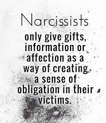 Altruistic narcissists view themselves as supreme caregivers. They base their inflated self-concept on this supposed 'ability'. Then they expect others to react to them as though they are the caring, generous, people they want to seem like.

Beware the altruistic narcissist: "Accept my help...or else!"